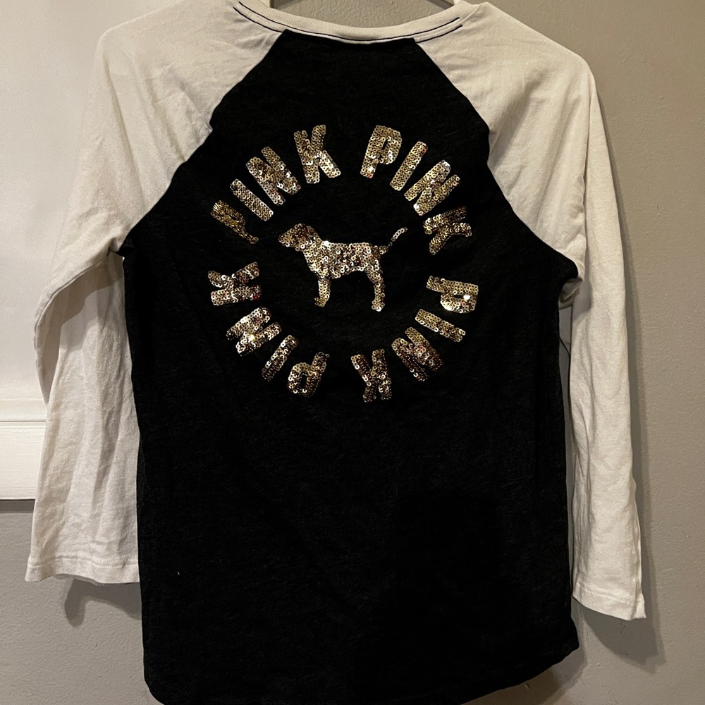 VS PINK baseball tee